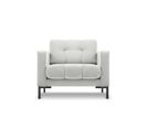 Fauteuil "mamaia", 1 Place, Argent, Velours