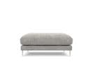 Pouf "jog", 1 Place, Gris Clair, Tissu Chenille