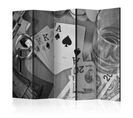 Paravent 5 Volets "cards : Black et White" 172x225cm