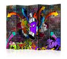 Paravent 5 Volets "graffiti : Colourful Attack" 172x225cm