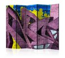 Paravent 5 Volets "street Art Graffiti" 172x225cm