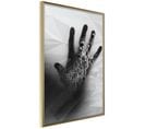 Affiche Murale Encadrée "electrifying Touch" 40 X 60 Cm Or