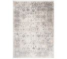 Tapis Salon Chambre Vintage Beige Gris Floral 140x200 Valley