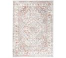 Tapis Salon Chambre Vintage Saumon Gris Crème 160x220 Valley