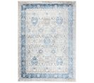 Tapis Salon Chambre Vintage Bleu Gris Miel 160x220 Valley