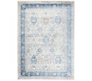 Tapis Salon Chambre Vintage Bleu Gris Miel 200x300 Valley