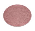 Tapis Soffi Cercle Shaggy 5cm Rose Cercle 100 Cm