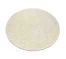 Tapis Soffi Cercle Shaggy 5cm Crème Cercle 120 Cm