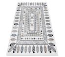 Tapis Fun Teepee Pour Enfants, Indien, Cadre Crème 120x170 Cm