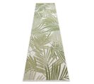 Tapis Sizal Sion Le Tapis De Couloir, Feuilles De Palmier, Tropical 2837 Tissé à Pla 60x300 Cm