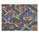 Tapis Rebel Roads Urban Life 97 Métropole, Rues Antidérapant Pour Enfants - Gris 95x133 Cm