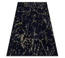 Tapis Lavable Miro 52003.803 Marbre Antidérapant - Noir 80x150 Cm