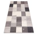 Tapis Laine Angel 7961 / 52022 Géométrique, Cadre Beige / Gris 160x230 Cm