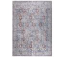 Tapis Salon Vintage Gris Bleu Rouge Beige Ornamental Ritz 120x170cm