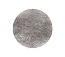 Valley Rond Tapis Poil Court Vintage Beige Gris Clair 160x160cm