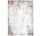 Tapis Poils Longs Enfant Bleu Gris Multicolore Abstrait Molleux 120 X 170 Modena