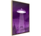 Affiche Murale Encadrée "flying Saucer" 40 X 60 Cm Or