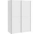 Armoire 2 Portes Coulissantes - Blanc Mat - L 120 X P 61,2 X H 190,5 Cm - Ozzula