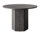 Table Ronde 110 Cm Hexa Frêne Portland Noir