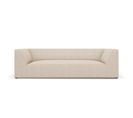 Canapé "ruby", 3 Places, Beige, Tissu Structurel