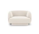 Fauteuil "miley", 1 Place, Beige Clair, Velours