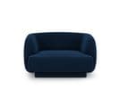 Fauteuil "miley", 1 Place, Bleu Roi, Velours