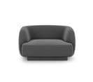 Fauteuil "miley", 1 Place, Gris, Velours