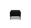 Pouf "karoo", 1 Place, Noir, Tissu Structurel