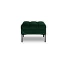 Pouf "karoo", 1 Place, Vert Bouteille, Velours