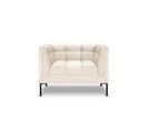 Fauteuil "karoo", 1 Place, Beige Clair, Velours