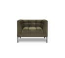 Fauteuil "karoo", 1 Place, Vert, Velours