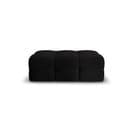 Pouf "kendal", 1 Place, Noir, Velours