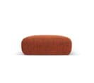 Pouf "molino", 1 Place, Terracotta, Tissu Chenille