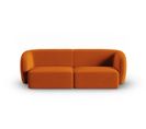 Canapé Modulable "shane", 2 Places, Terracotta, Velours