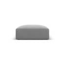 Pouf "tyra", 1 Place, Gris, Velours