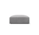 Pouf "tyra", 1 Place, Gris Clair, Tissu Structurel