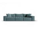 Canapé Modulable "mike", 5 Places, Menthe, Velours