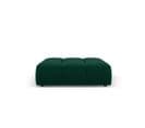 Pouf "serena", 1 Place, Vert Bouteille, Velours