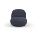 Fauteuil Pivotant "chuck", 1 Place, Bleu Foncé, Bouclé