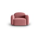 Fauteuil "blair", 1 Place, Saumon, Velours