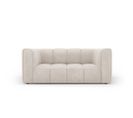 Canapé "serena", 2 Places, Beige, Tissu Structurel