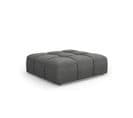 Pouf "serena", 1 Place, Gris Foncé, Tissu Structurel