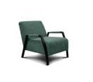 Fauteuil Fixe Tissu Vert Foncé - Kobe