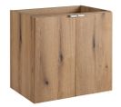 Meuble Suspendu Sous Vasque Avec Les Portes Nova Oak 60 Cm