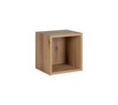 Etagère Haut De Salle De Bain Suspendue Nova Oak 27 X 28 Cm