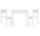 Table 'yeti' Et 2 Chaises Enfant Blanche