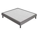 Sommier 140x200 Tapissier Déco Couleur Gris Resistant Jusqu'à 120 Kg Par Personne