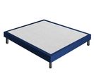 Sommier 180x200 Tapissier Déco Couleur Bleue Resistant Jusqu'à 120 Kg Par Personne