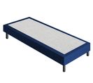 Sommier 90x200 Tapissier Déco Couleur Bleue Resistant Jusqu'à 120 Kg Par Personne