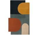 Tapis De Salon Moderne Formal En Laine - Multicolore - 200x290 Cm